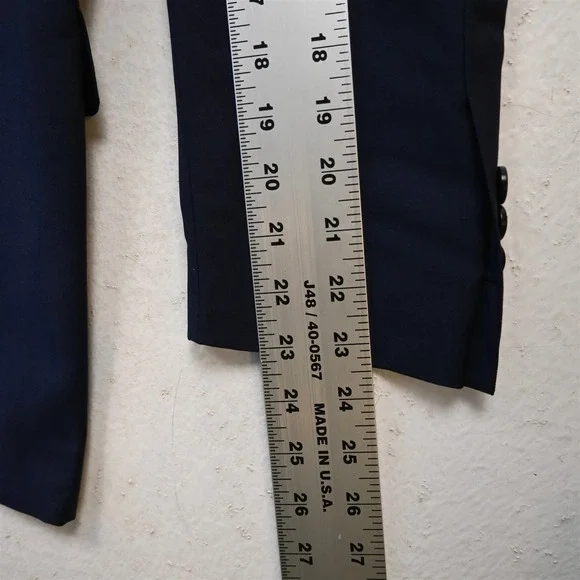 Brooks Brothers 38R 1818 Milano Vitale Barberis Wool Italy Tuxedo Smoking Jacket